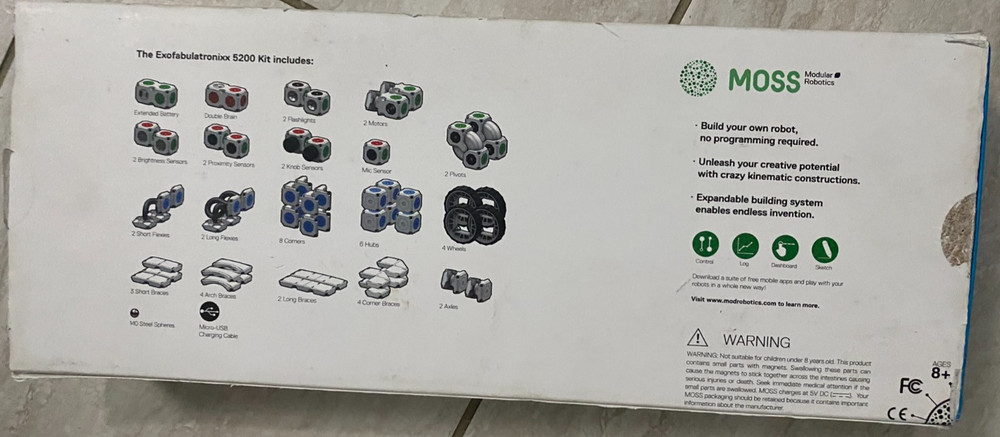 Moss Robot Construction System Exofabulatronixx 5200 Modular Complete need App