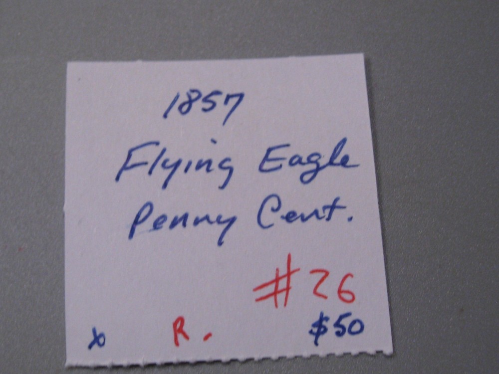 1857 Flying Eagle Penny Cent. #26