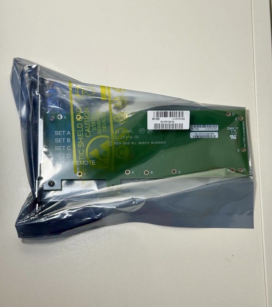Broadcom LSI 25376-01 Storage Adapter Network Card with Accessories