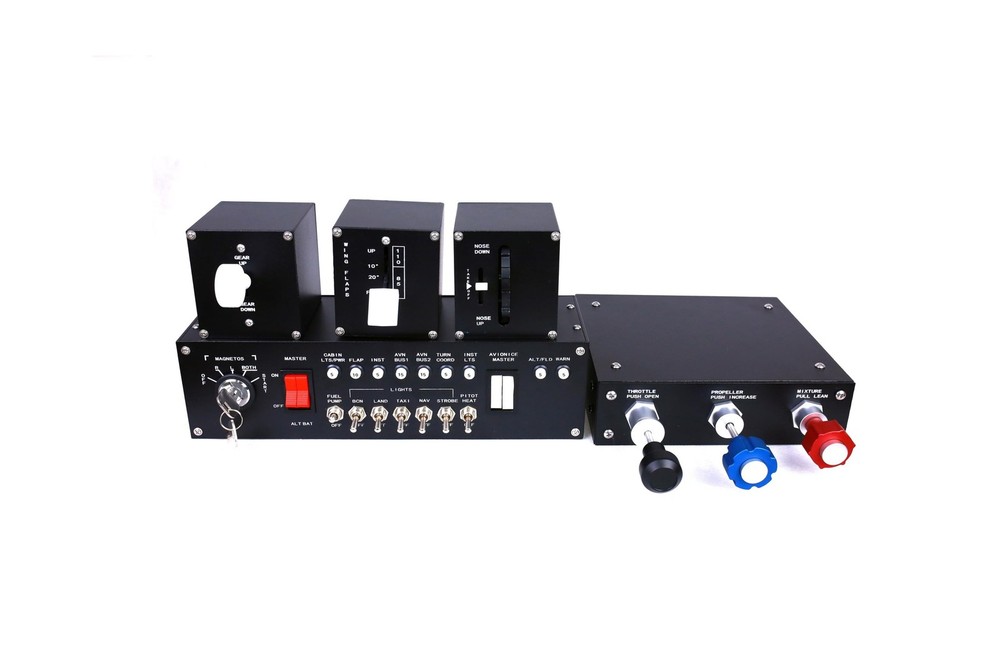 Meza-Ignition Panel for Flight Simulator game MSFS2020, X-Plane for a Home Co...