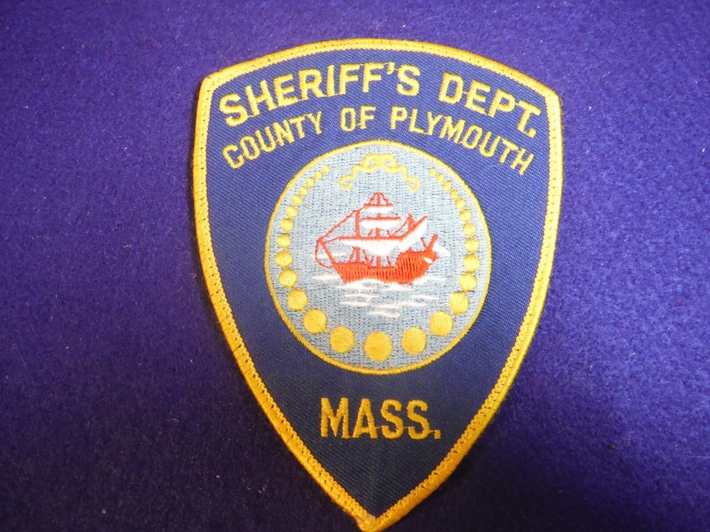 Vintage Plymouth Massachucetts Sheriff's patch