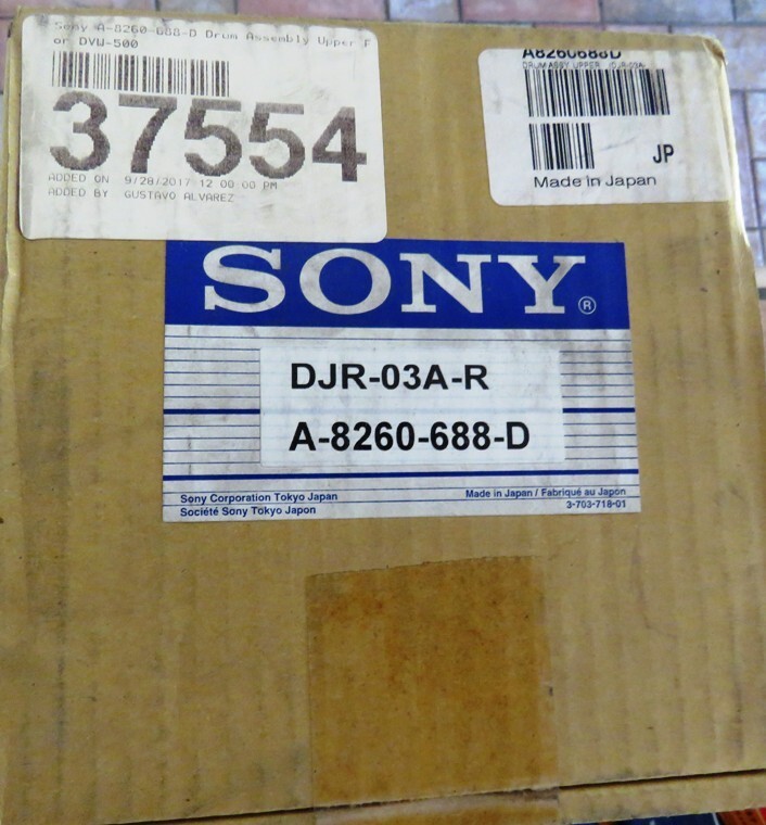 Sony A-8260-688-D UPPER DRUM ASSEMBLY FOR SONY DVW-500