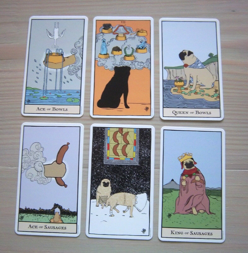 Original Indie Pug Bundle - Tarot Deck Expansion Deck Pocket Deck New / Sealed