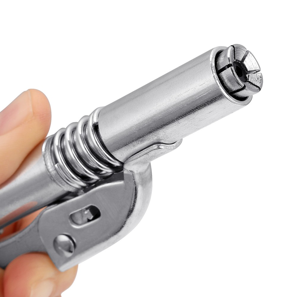1/8" NPT 10000PSI Grease Gun Coupler Quick Release Locking Grease Nozzle x2