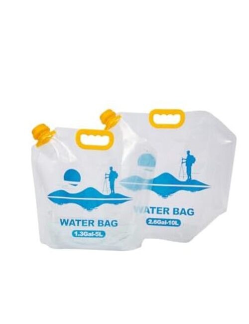 Collapsible Emergency Water Container Bag,WaterStorageCube,Flat 332.8 Ounces 2
