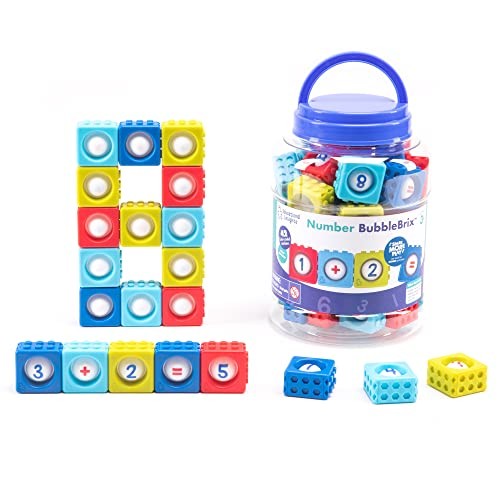 BubbleBrix - Toddler Learning Toys - Learn Numbers - Fidget Popper
