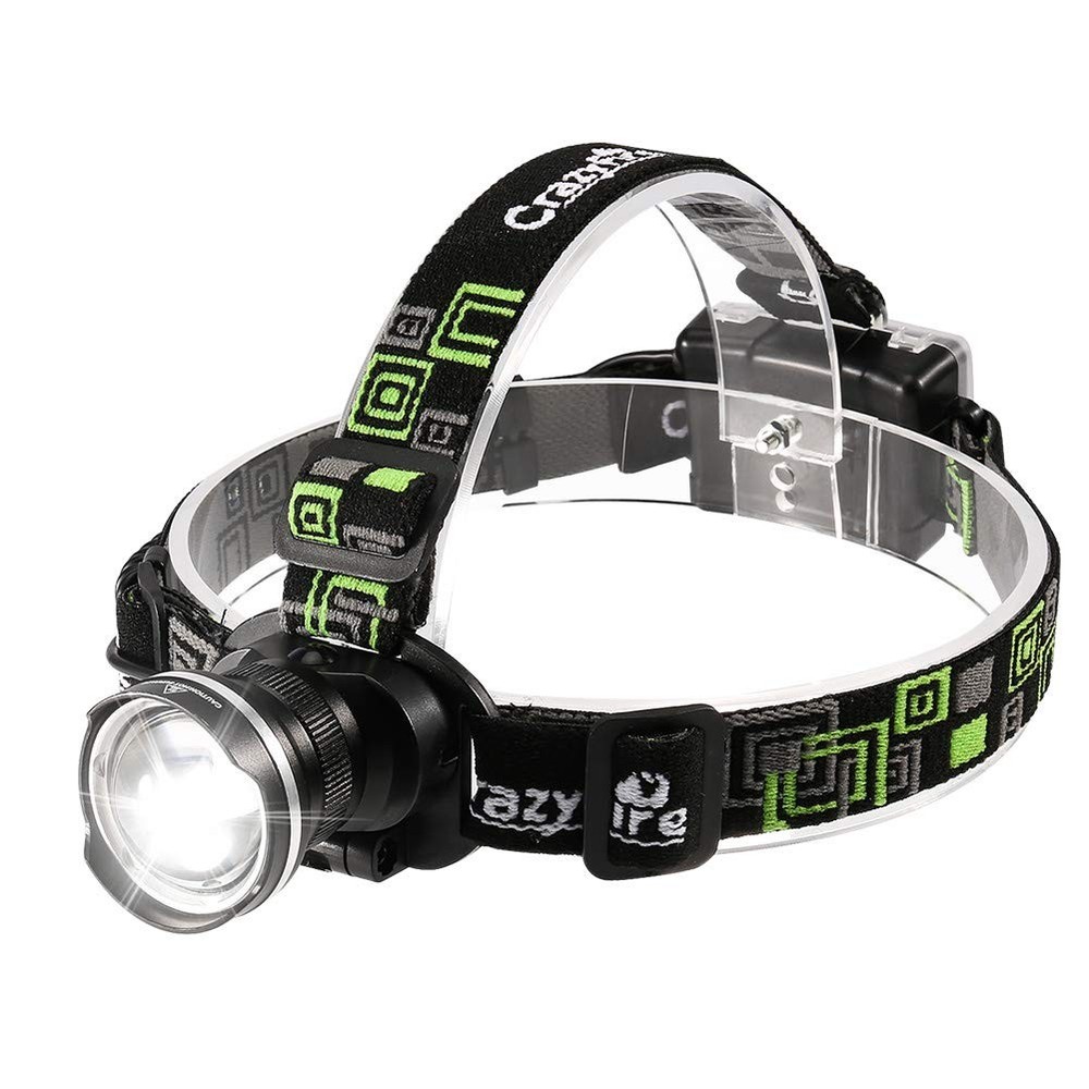LED Headlamp, Super Bright Headlamp Headlight Flashlight, 3 Modes Zoomable He...