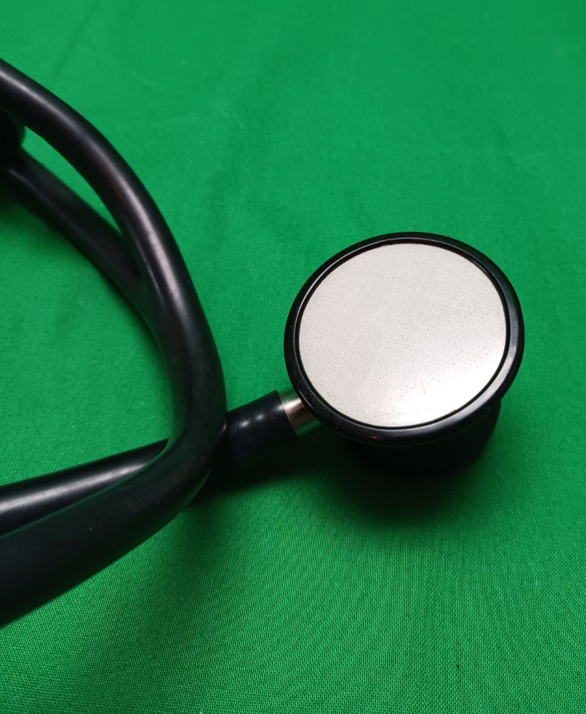 Dual Head Stethoscope Black Unbranded