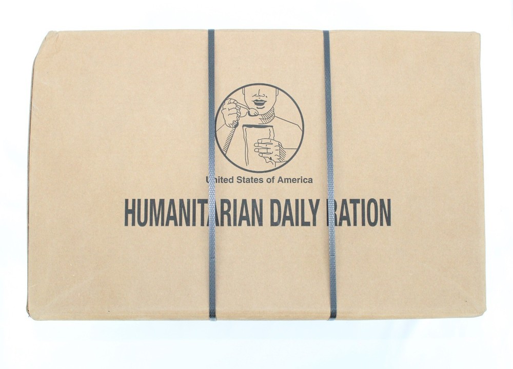 MRE Meal Cases - HUMANITARIAN DAILY RATION - RANDOM MENU - Date 10/2022