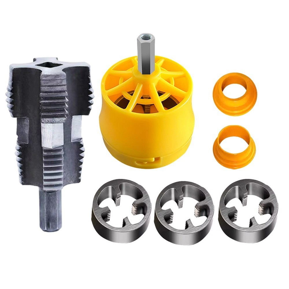 Home Improvement PVC Pipe Threader Double-ended Design Drill Compatible