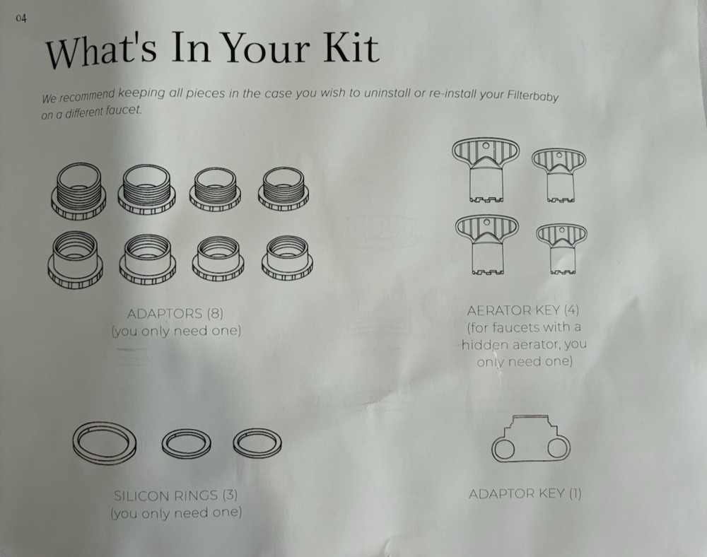 Filterbaby Faucet Mounted Water Filter ProDermis Skin Plus Replacement Filter