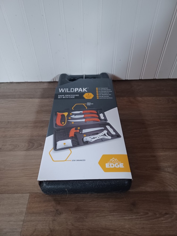 Outdoor Edge WP-2 Wild Pak Game Processing Set - 7 Piece - NIB