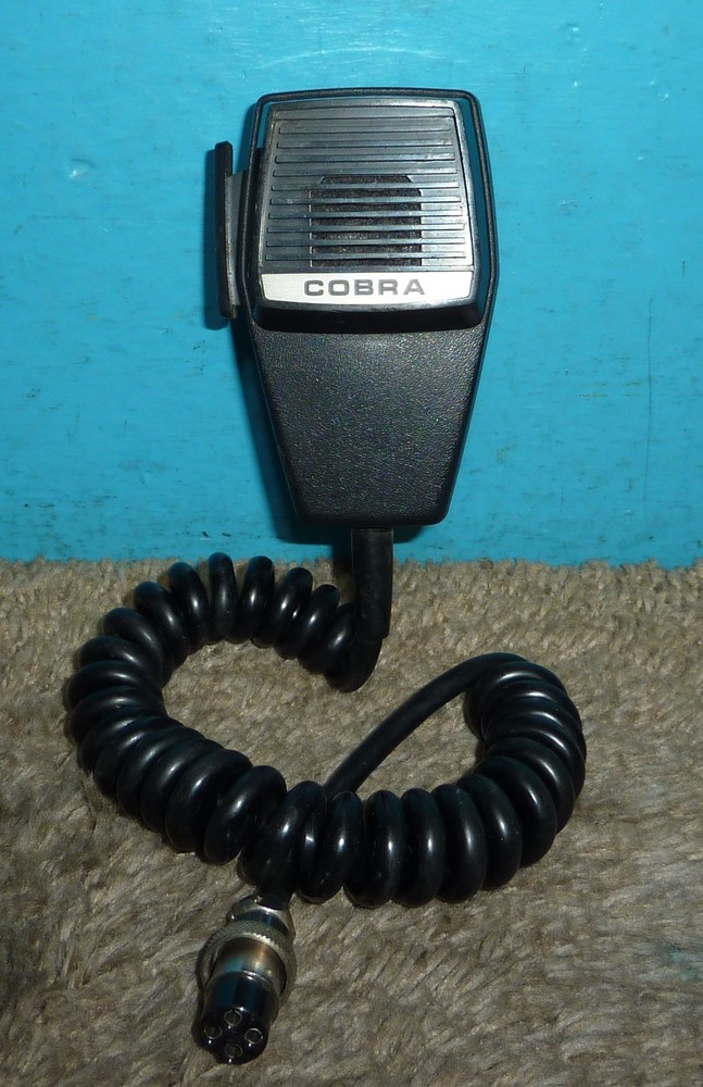 Cobra CB Handheld Microphone 4-Pin Very Good Condition