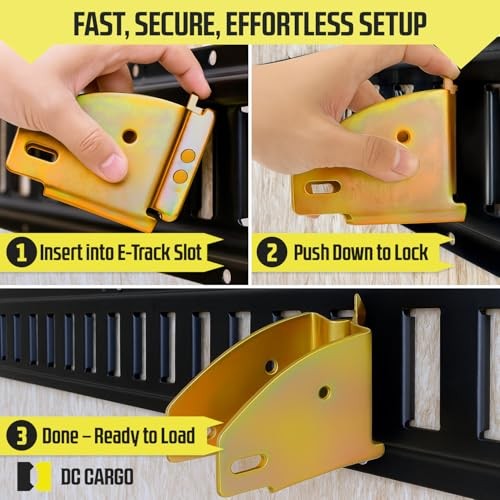 E Track Wood Beam End Socket Shelf Brackets Accessories () 4 Pack Fixed Hinge