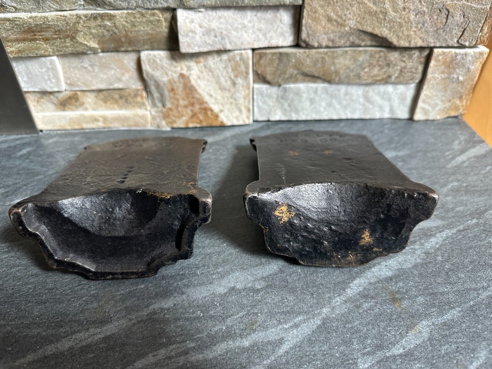 ANITQUE CAST IRON BOOKENDS "THINKER" RODIN NOVELTY MFG. CO.