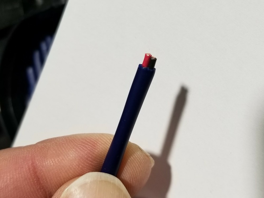 Carol E3602S 18/2C Solid Shielded Plenum Fire Alarm Wire Cable FPLP Blue /100ft