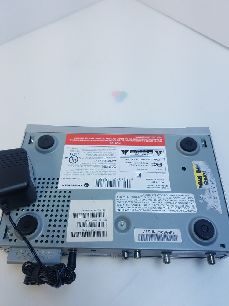 DCH70 Motorola Comast Digital Cable Receiver Boxs