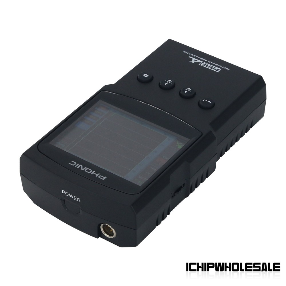 PHONIC PAA3X Audio Spectrum Analyzer Support Screenshot Balanced XLR In/Output