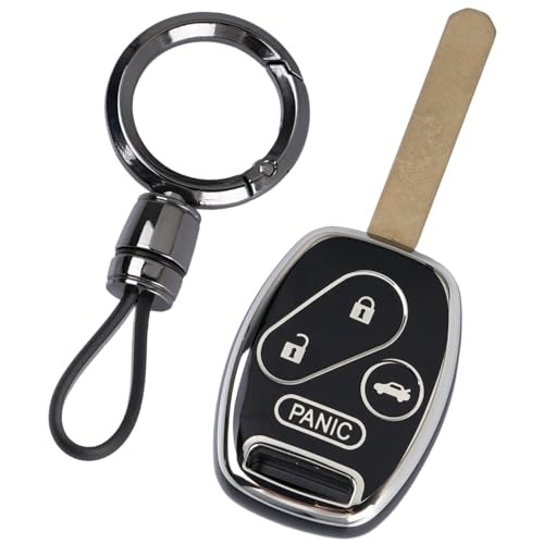 Key Fob Cover, Car Key Case Shell Protector Compatible with 2003-2015 Black