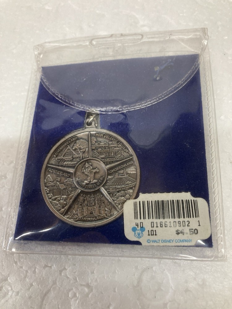 Vintage Disneyland Medallion In Original Packaging