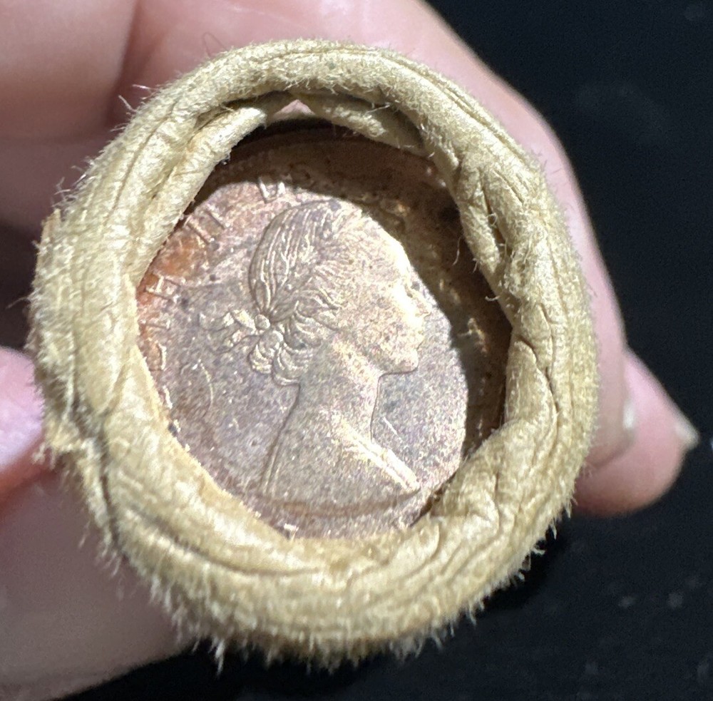 1963 FULL ORIGINAL ROLL Canada 1 Cent Penny 50 BU UNCIRCULATED.
