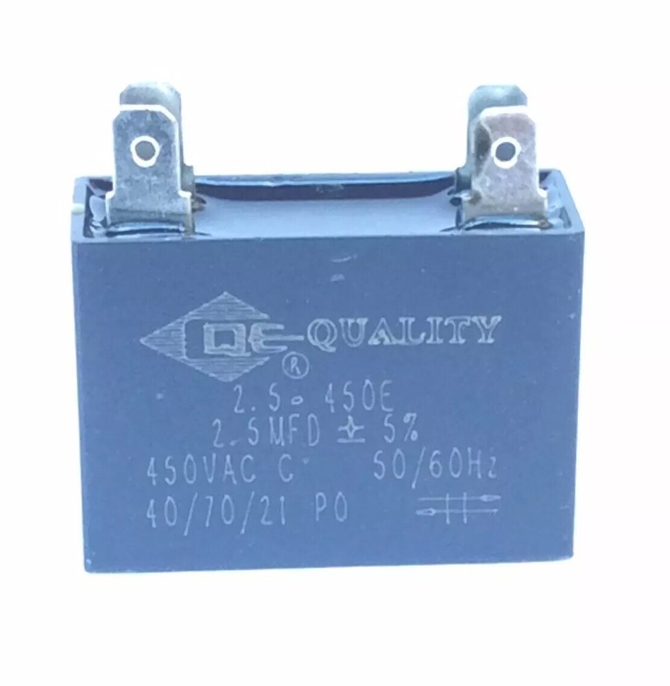 2.5 uf 450V 2.5 mfd 50/60HZ HVAC Mini-Split Replacement Capacitor 4 Terminal