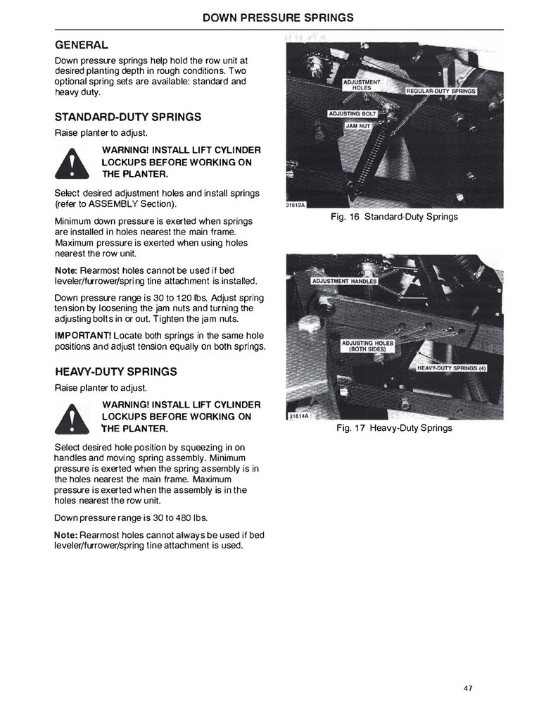 White 6100 Pull Type Planter Operators Service Instruction Manual Printed