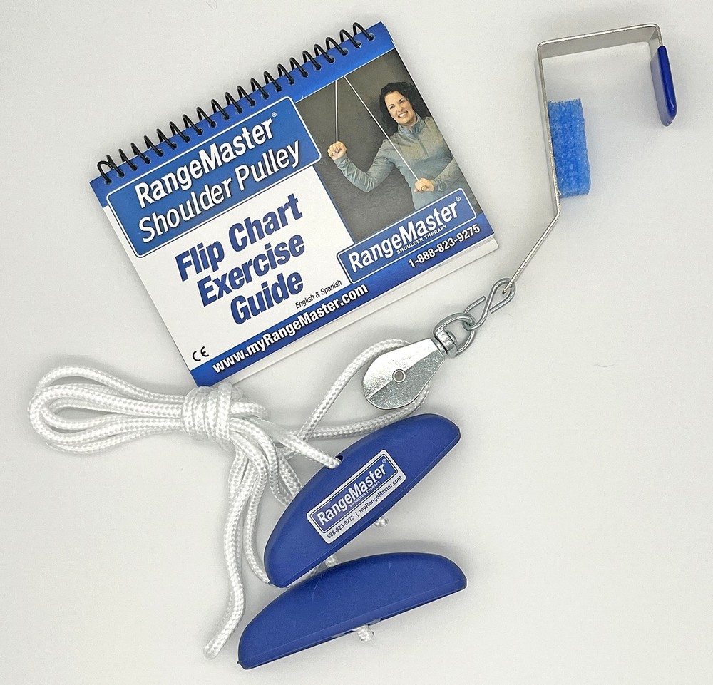 Molded Rubber Handle Shoulder Pulley │ Physical Therapy Tool │ Aids in Recove...