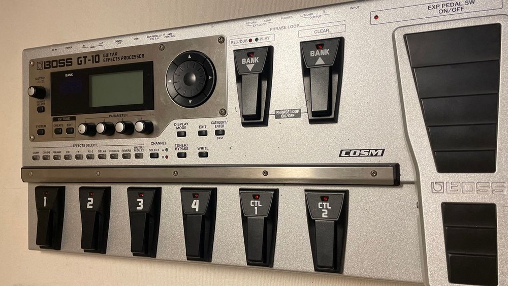 Boss GT-10 Guitar Multi Effects Processor COSM Flagship Model Tested Working JP