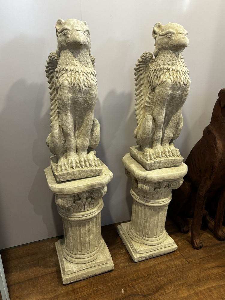 Griffins On Architectural Columns