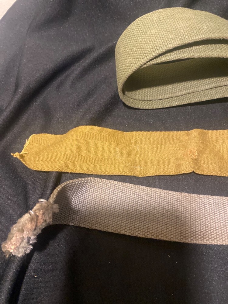 3 Army Belts / Strap East German USA Strap British
