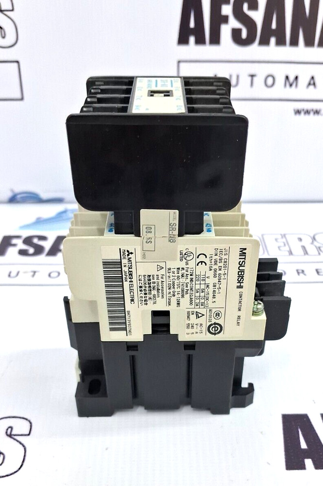 MITSUBISHI SR-N8 MAGNETIC CONTACTOR AC200V