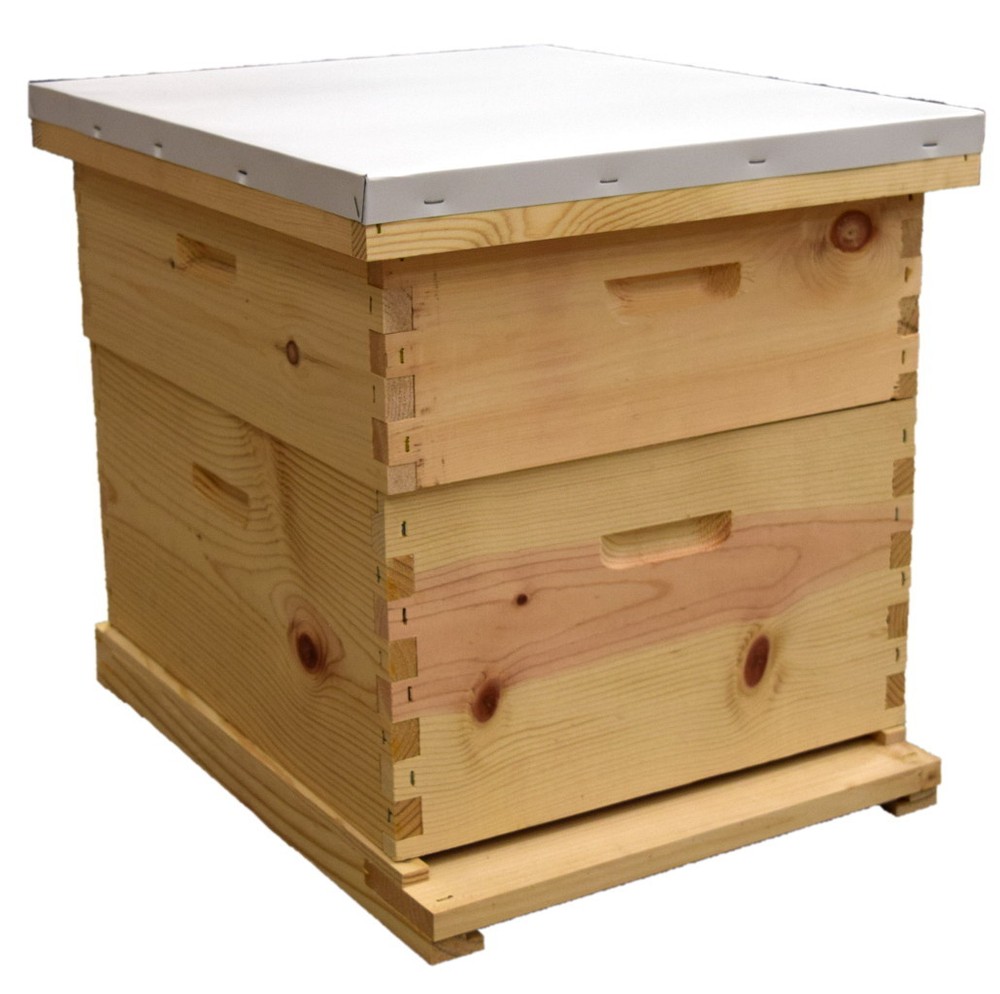 Solid Bottom board with Entrance Reducer- Langstroth Beehive - 10 Frame