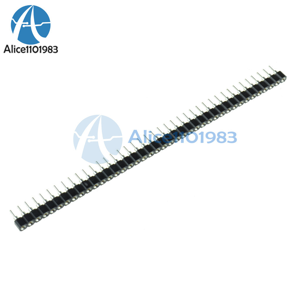 10PCS Strip Tin PCB Female IC Breakable 40pin Single Row Round Header Socket