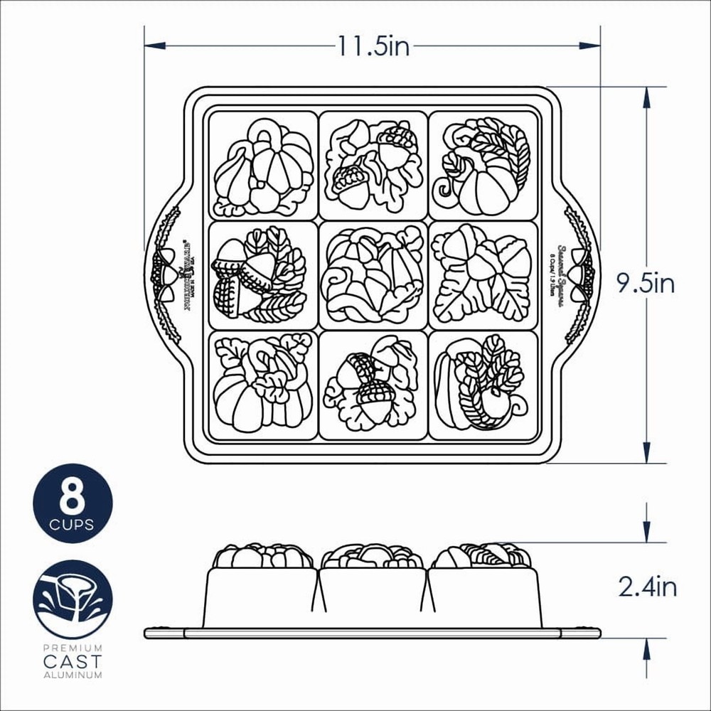 Seasonal Squares Pan