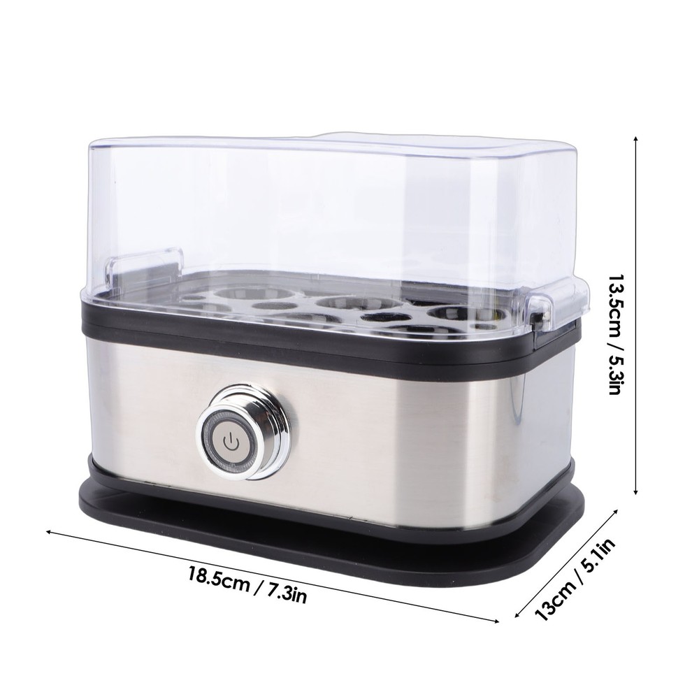3-Egg Cooker Electric 6 Eggs Soft Medium Hard Boiled Poached Egg Maker