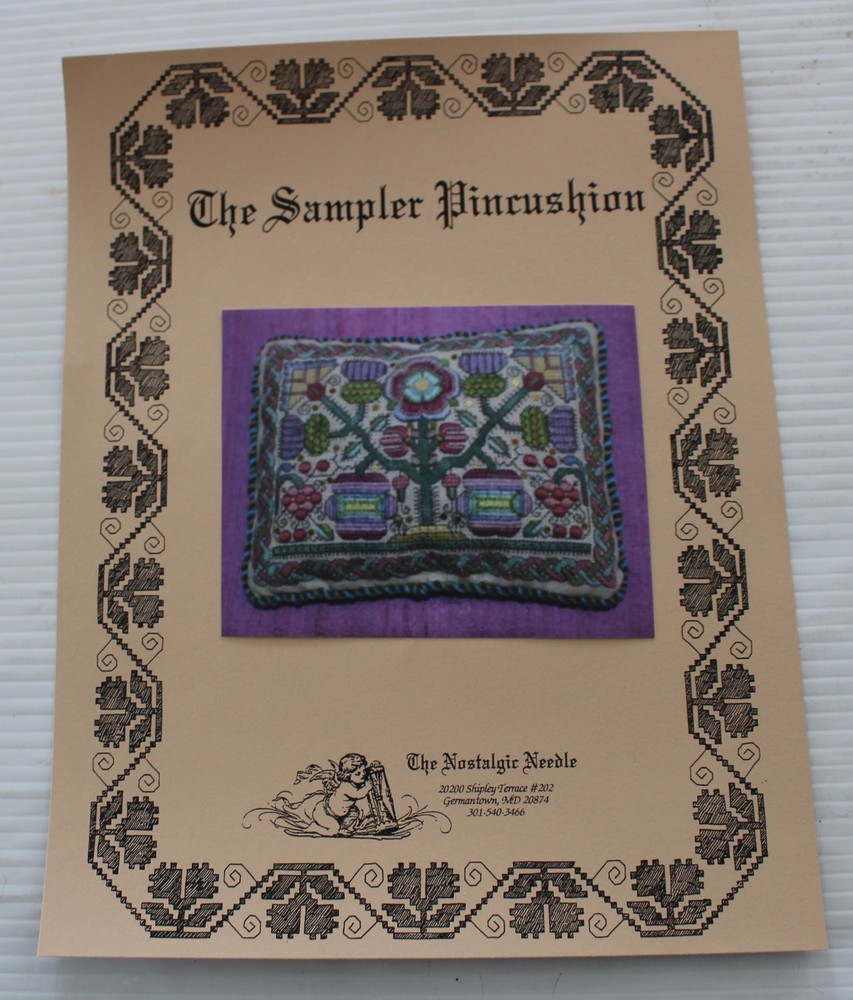 Sampler Pincushion - by Nostalgic Needle