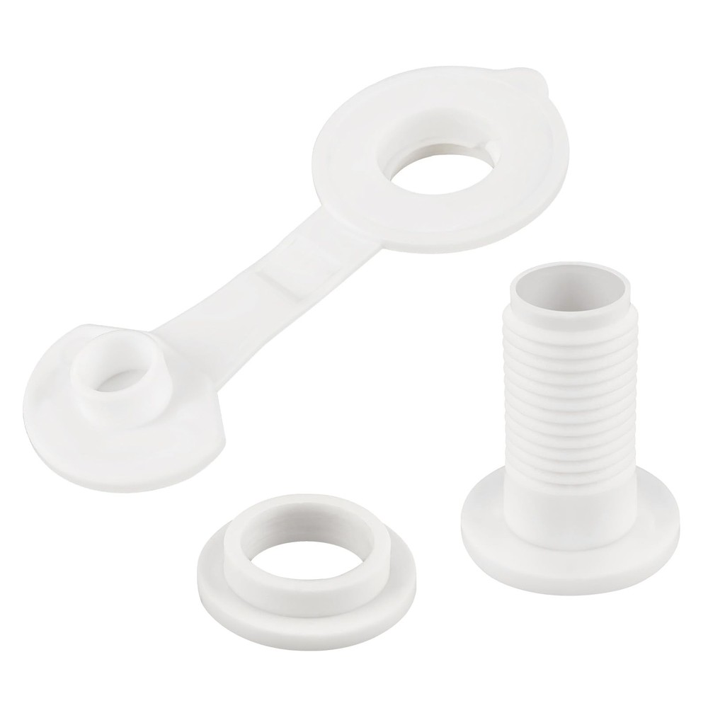 Cooler Drain Plug Assembly Replacement for Coleman 1.5" Shaft Length, White