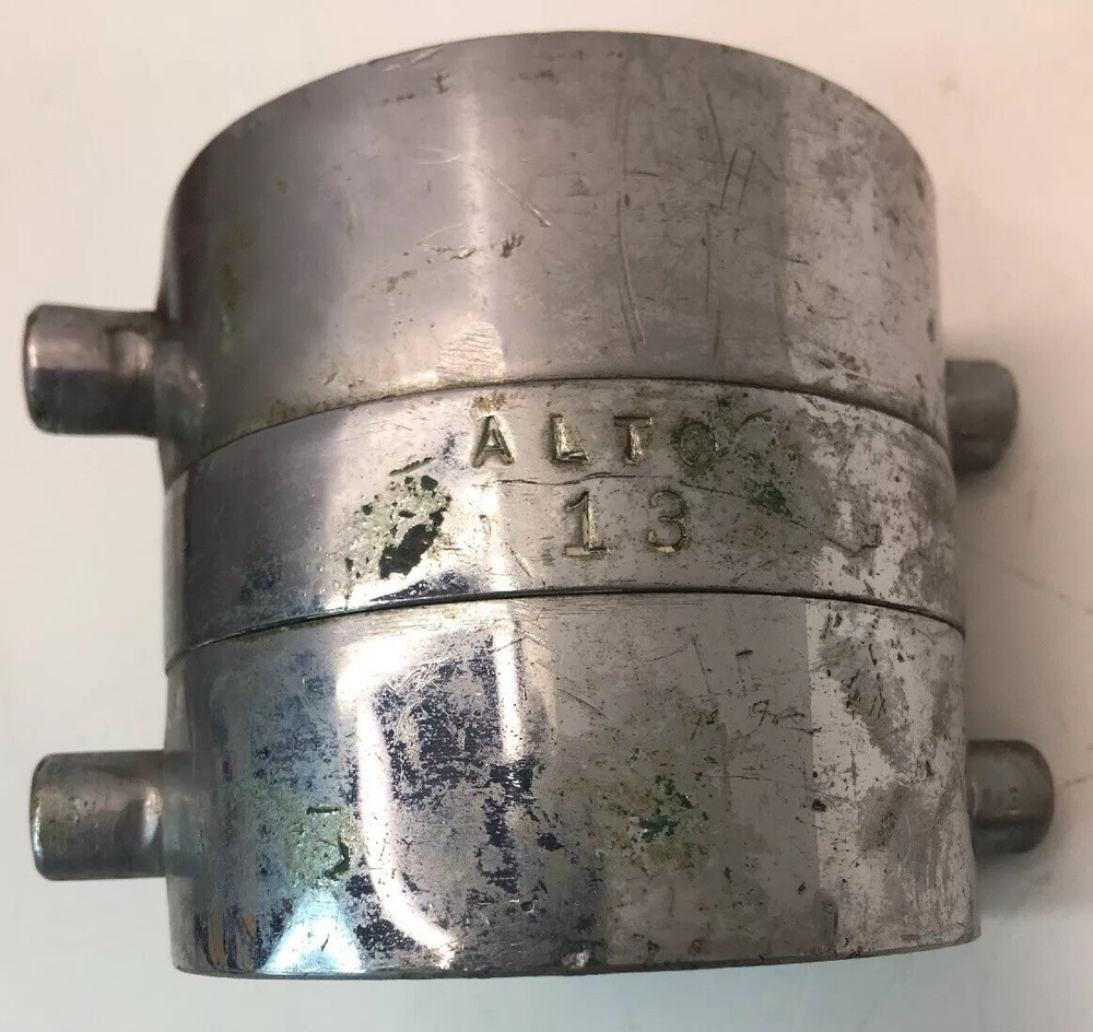 JAMES JONES CO. 2 1/2”NH FIRE HOSE COUPLING  SOLID BRASS CROME CODING ATTACHMENT