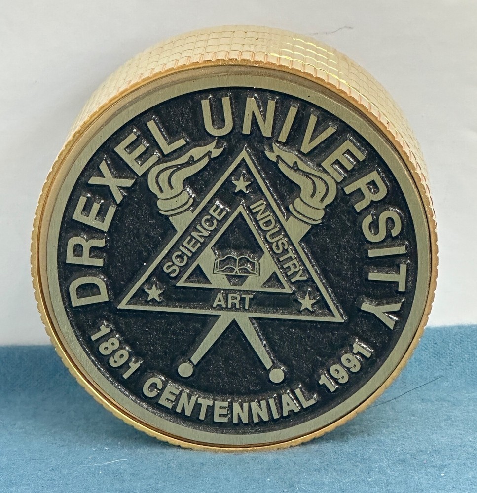 Drexel University 1891–1991 Centennial Desktop Clock | Rare Alumni Collectible