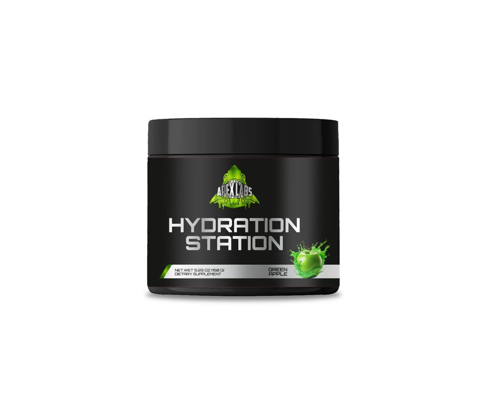 Apex Labs LLC Hydration Mix Electrolytes (60 Servings) Green Apple