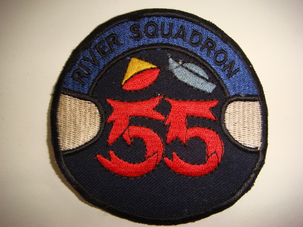 US NAVY RIVER SQUADRON 55, VIETNAM WAR PATCH