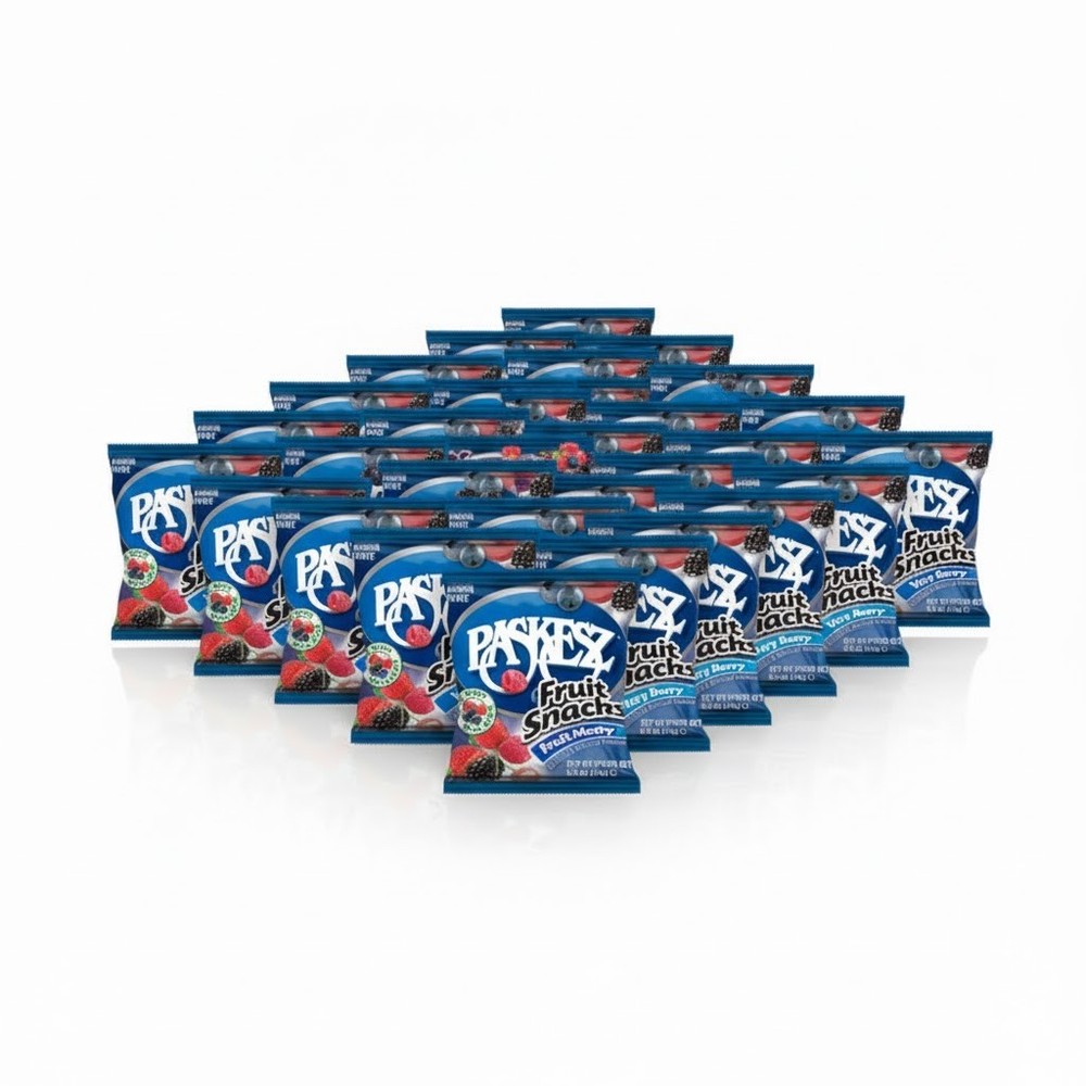 Paskesz Fruit Snacks Variety Pack, Kosher Certified, 44 Count