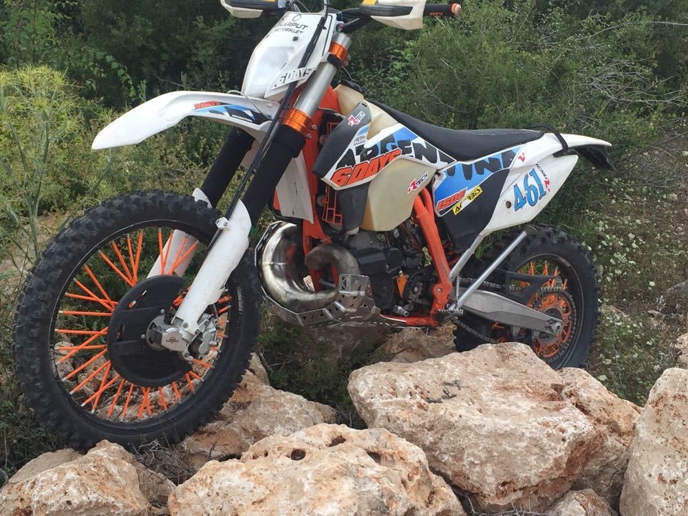 HUSABERG 2011-2014 BASH PLATE WITH PIPE GUARD 250/300 2T -TE