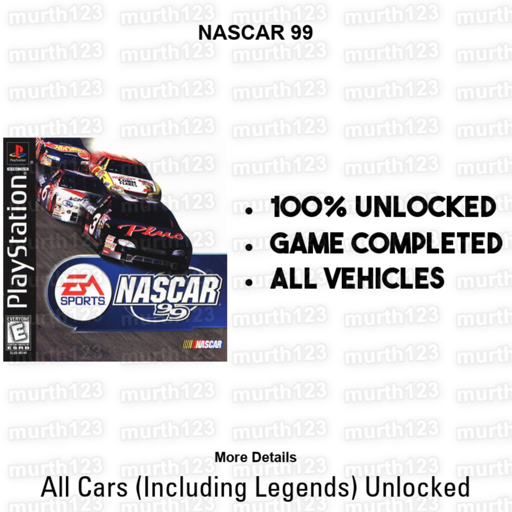 NASCAR Racing PS2 Save Files