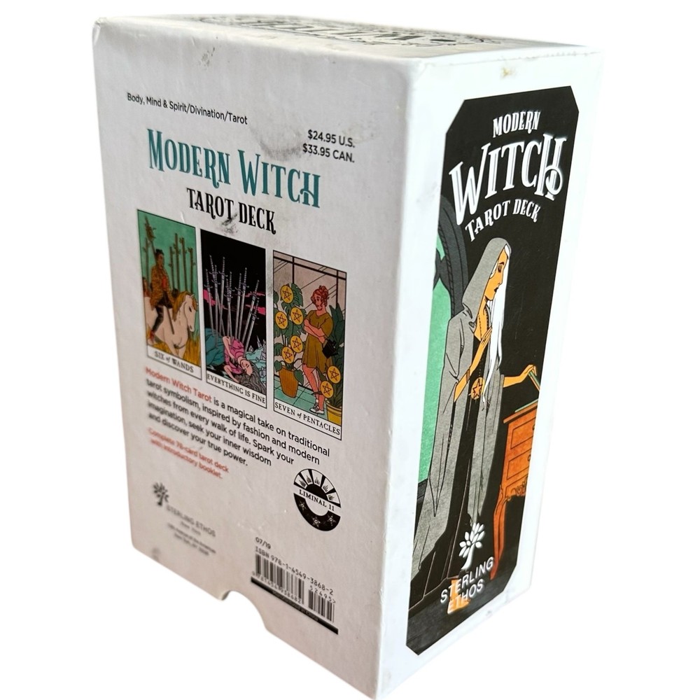 Modern Witch Tarot Deck with Book Original Deck Bonus Card