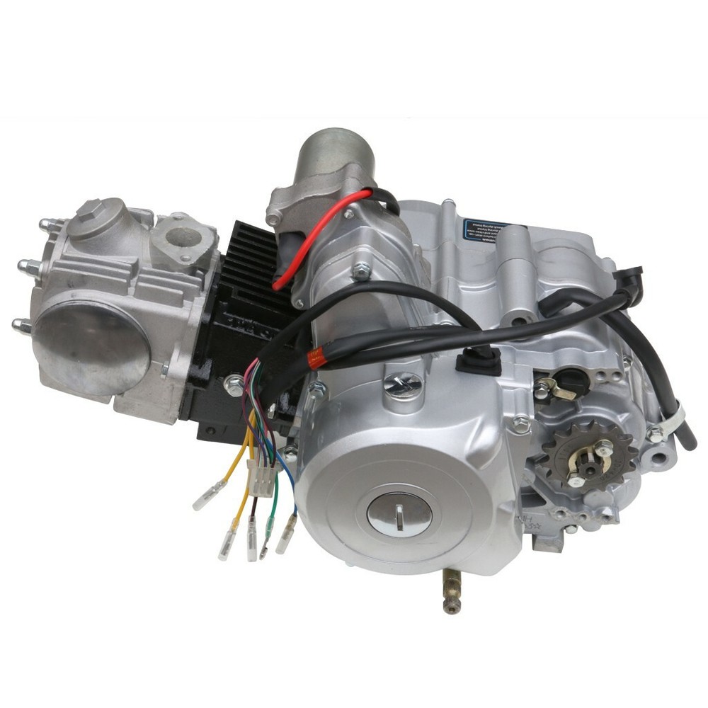 125cc Semi Auto Engine Motor & Reverse + Muffler Pipe For Buggy ATV Quad ATC70