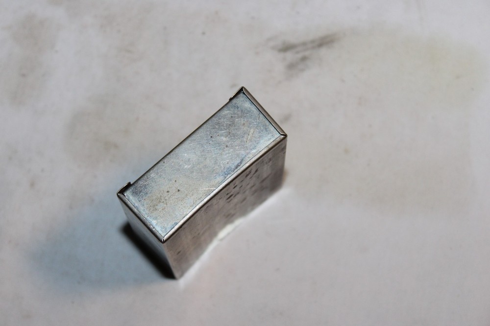 Vintage 1920 Sliding Metal Cigarette Case