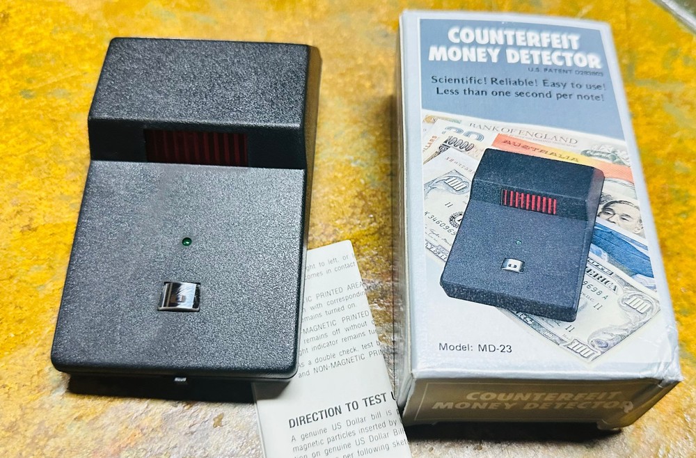 Counterfeit Money Detector Model MD-23 One Second Per Note Brand New NIB