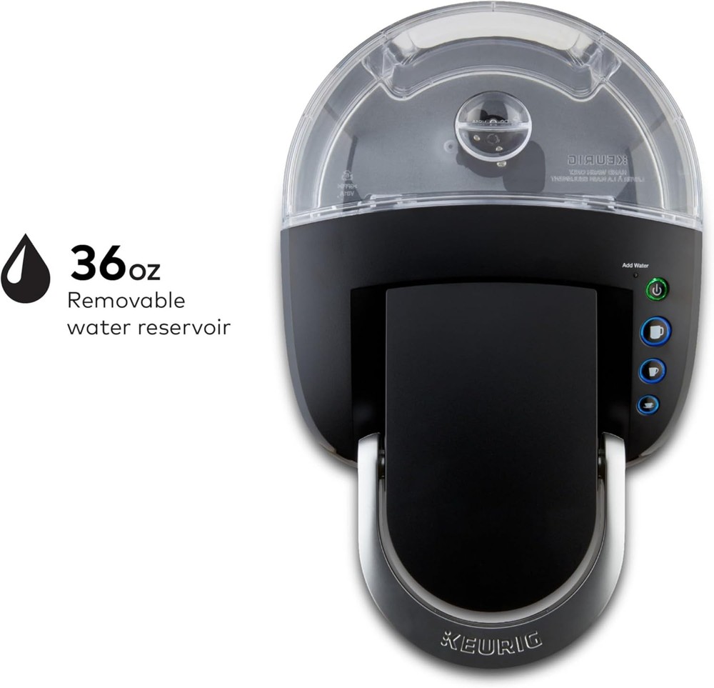 K-Compact Single-Serve K-Cup Pod Coffee Maker, with 3 Brew Sizes